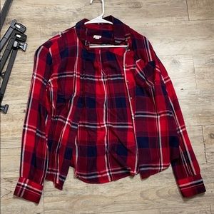 Long sleeve plaid shirt